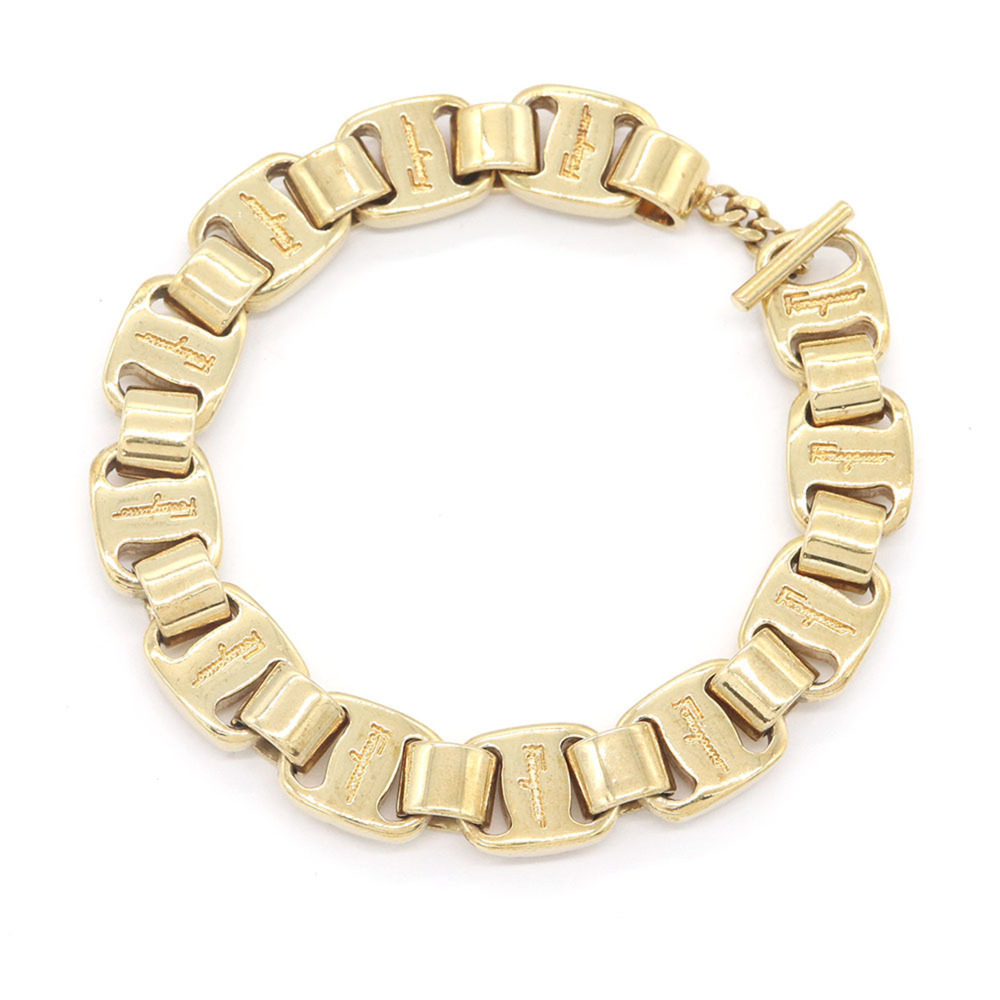 SALVATORE FERRAGAMO Vintage Gold Charm Bracelet